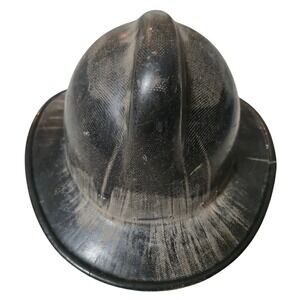 Vintage Firefighter Helmet Fiberglass 1960s Fireman Display Hat